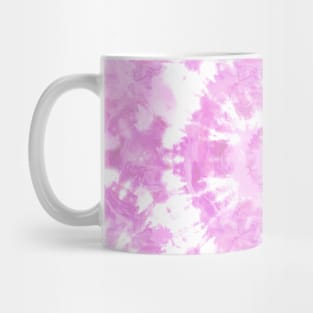 Pink and White Tie Dye Batik Mug